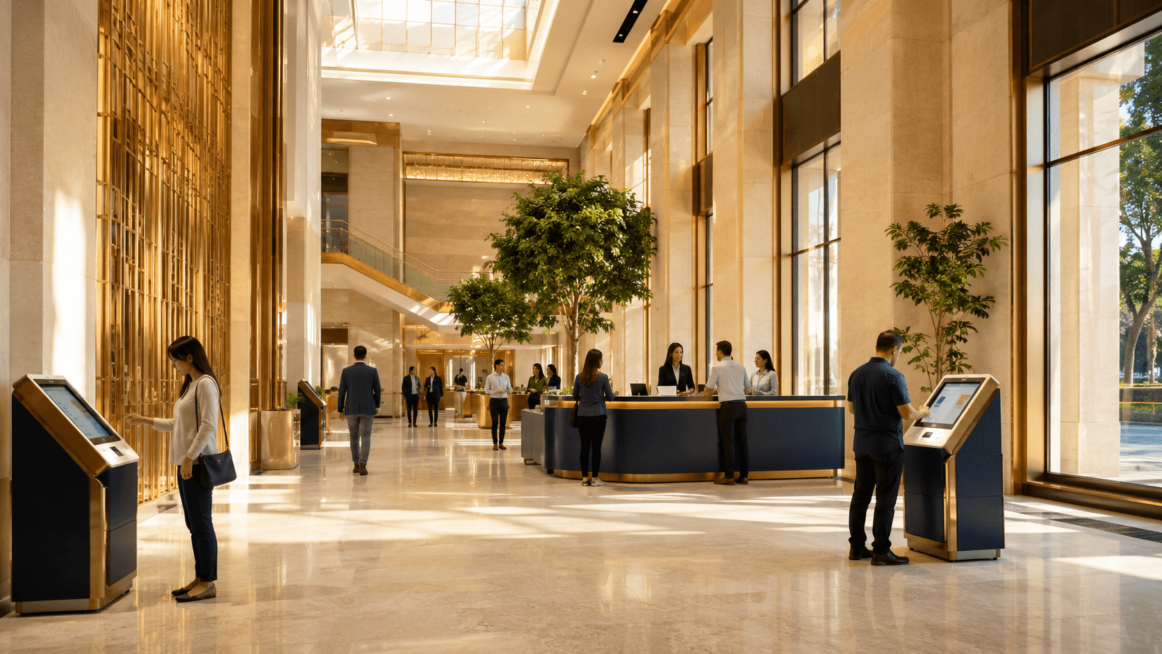 Modern government digital services hall - national-scale delivery heritage brought to citizen services